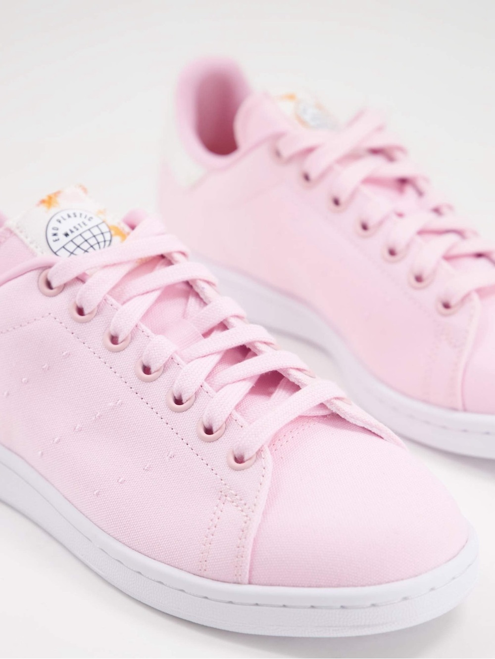 ADIDAS X STAN SMITH ORIGINALS CLEAR PINK SNEAKERS - Picture 2 of 13